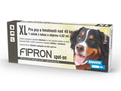 FIPRON 402 mg – spot-on pro psy XL (pes nad 40 kg) 
