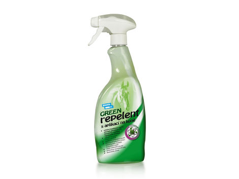 Obrázek produktu - GREEN REPELENT s aplikací na koně 750 ml